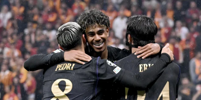 Lamine Yamal brilla con dos asistencias y el Barcelona arrasa 4-1 en Estambul
