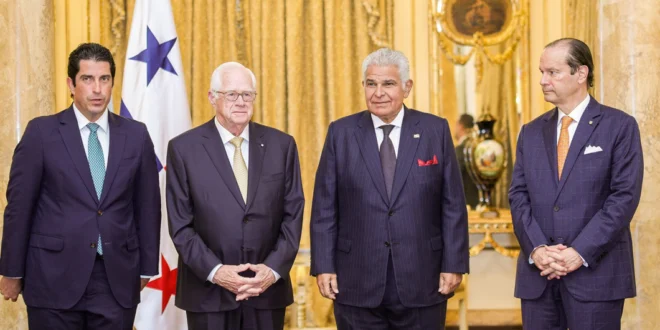 Preesidente Mulino y asesores del Canal afinan proyectos estratégicos de Río Indio, nuevos puertos y gasoducto